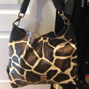 Rooney & Bourke Giraffe Print Tote